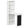 Escritorio Plegable Corner Shelf Pro | Escritorio para Computadora con Librero Integrado para Home Office