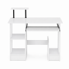 Escritorio Multifuncional Office Smart Plus | Escritorio para Computadora con Estantes, Bandeja para Teclado y Repisa Superior
