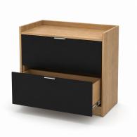 Archivero para oficina Horizontal Ejecutivo de 2 Gavetas