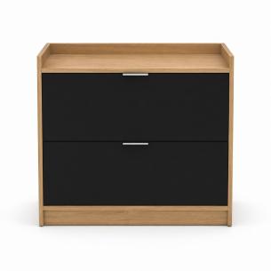 Archivero para oficina Horizontal Ejecutivo de 2 Gavetas