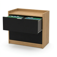 Archivero para oficina Horizontal Ejecutivo de 2 Gavetas