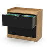 Archivero para oficina Horizontal Ejecutivo de 2 Gavetas