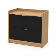 Archivero para oficina Horizontal Ejecutivo de 2 Gavetas