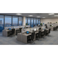 Cubículo de oficina mueble Boré