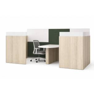 Estacion de trabajo de oficina de cubiculo
