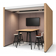 Cubículo mueble colaborativo para Oficina HUB MEETING