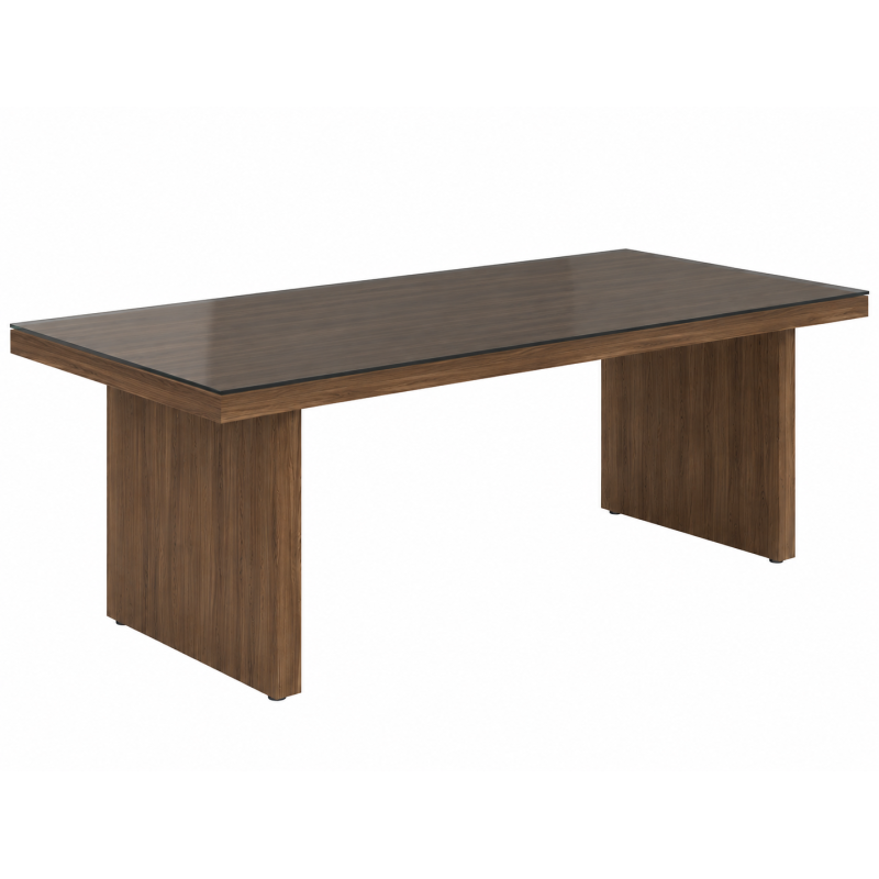 Mesa de juntas para oficina IMPORTANT con cubierta de vidrio - Inicio - Muebles de oficina de alta calidad al mejor precio 