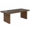 Mesa de juntas para oficina IMPORTANT con cubierta de vidrio