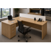 Escritorios de oficina muebles con extremo de panel ergonómico