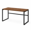Escritorio industrial para ordenador, madera y metal