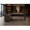 Escritorio muebles de oficina de aluminio con estantes