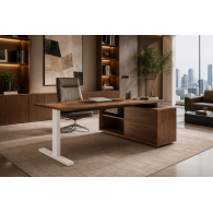 Escritorio de oficina modular de melamina