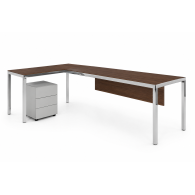 Escritorio de oficina modular de aluminio extrudado