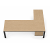 Mueble para oficina escritorio de melamina con archivero