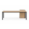 Mueble para oficina escritorio de melamina con archivero