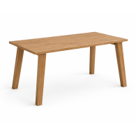 Escritorio de oficina ejecutivo rectangular de madera
