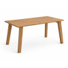 Escritorio de oficina ejecutivo rectangular de madera