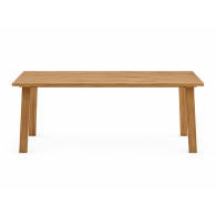 Escritorio de oficina ejecutivo rectangular de madera