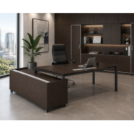 Escritorio de oficina mueble con credenza