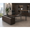 Escritorio de oficina mueble con credenza