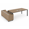 Escritorio de oficina mueble con credenza
