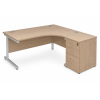 Escritorios para oficina Commerce I con mueble