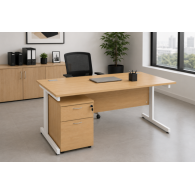 Escritorios de oficina voladizos ergonomicos