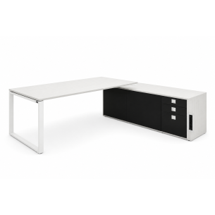 Escritorio de oficina modular de melamina