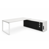 Escritorio de oficina modular de melamina