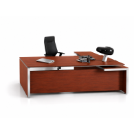Escritorio de oficina mueble en L de melamina
