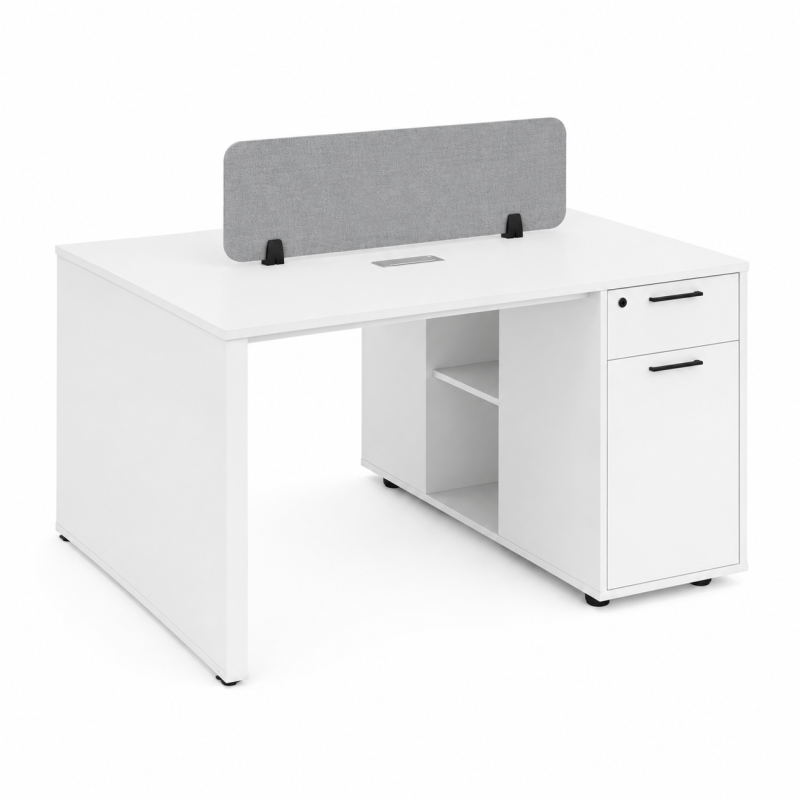 Estación de Trabajo para 2 Personas DUO SPACE - Inicio - Muebles de oficina de alta calidad al mejor precio 