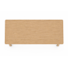 Escritorio de oficina ejecutivo rectangular de madera