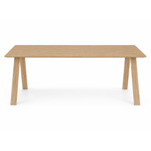 Escritorio de oficina ejecutivo rectangular de madera