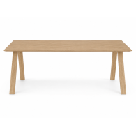 Escritorio de oficina ejecutivo rectangular de madera