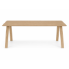 Escritorio de oficina ejecutivo rectangular de madera