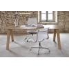 Escritorio de oficina ejecutivo rectangular de madera