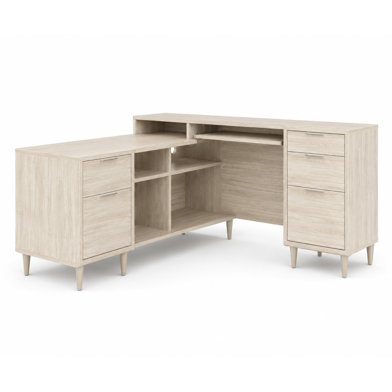 Escritorio de oficina en forma de L mueble ACTUARIO - Inicio - Muebles de oficina de alta calidad al mejor precio 