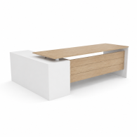 Escritorio en L DUBAI | Mueble de Oficina Ejecutivo Moderno