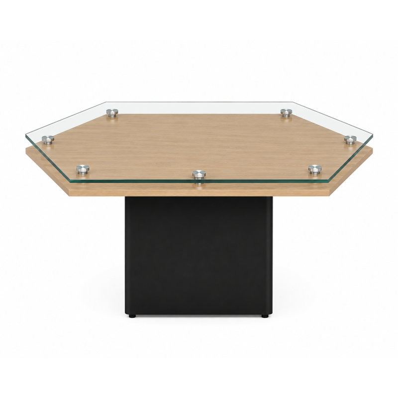 Mesa de Juntas Hexa Glass Executive - Inicio - Muebles de oficina de alta calidad al mejor precio 