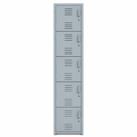 Locker Metalico - 5 Puertas