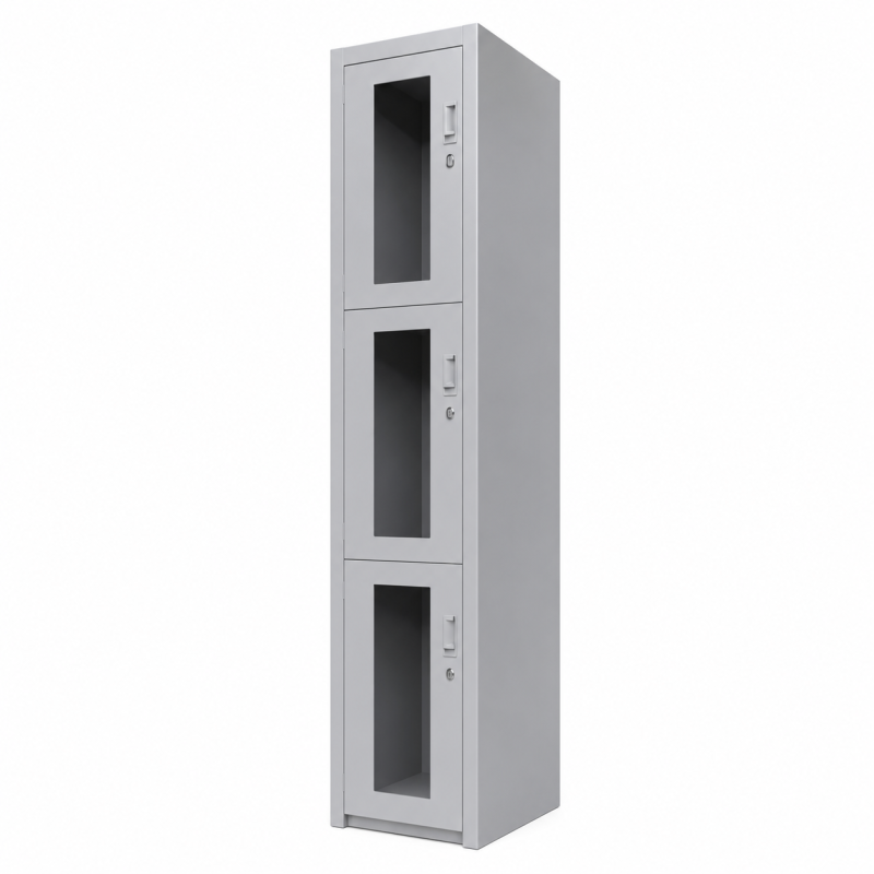 LOCKER METALICO - 3 PUERTAS - Inicio - Muebles de oficina de alta calidad al mejor precio 