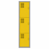 Locker Color Amarillo - 3 Puertas