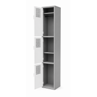 Locker Color Blanco - 3 Puertas