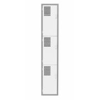Locker Color Blanco - 3 Puertas