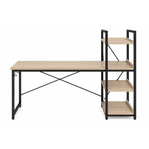 Escritorio Industrial con Librero Reversible
