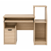 Escritorio para Computadora con Cajón y Librero Lateral