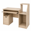 Escritorio para Computadora con Cajón y Librero Lateral