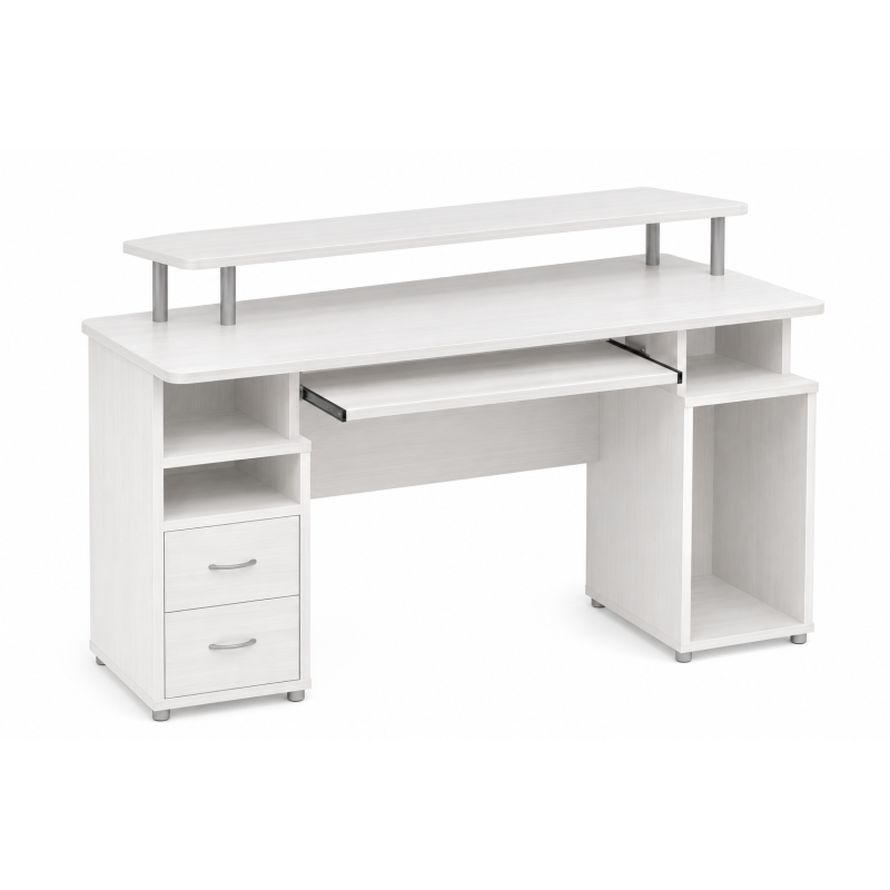 Computadora Escritorio Oficina PC Mesa Estación de Trabajo con Bandeja - Inicio - Muebles de oficina de alta calidad al mejor precio 
