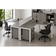 Estación de Trabajo Modular para 4 Personas NOVA