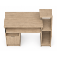 Escritorio para Home Office con Organizador Lateral VERTEX